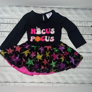 Hocus Pocus Black and Multicolor Long Sleeve Tee